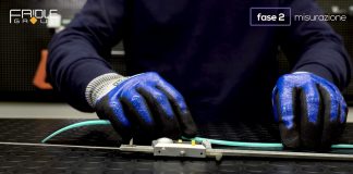 Calcolo lunghezza e taglio delle fasce guida in resina di poliestere MCF80