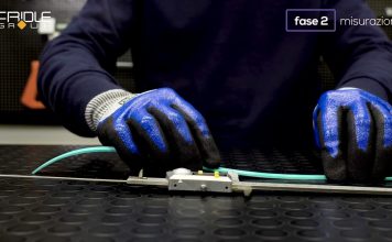 Calcolo lunghezza e taglio delle fasce guida in resina di poliestere MCF80